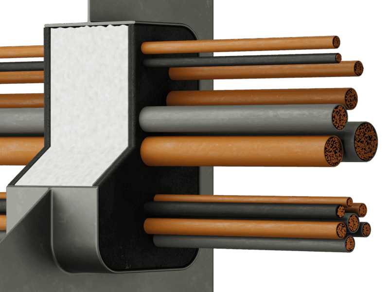 FireSeal Marine Flex cable and pipe penetration system